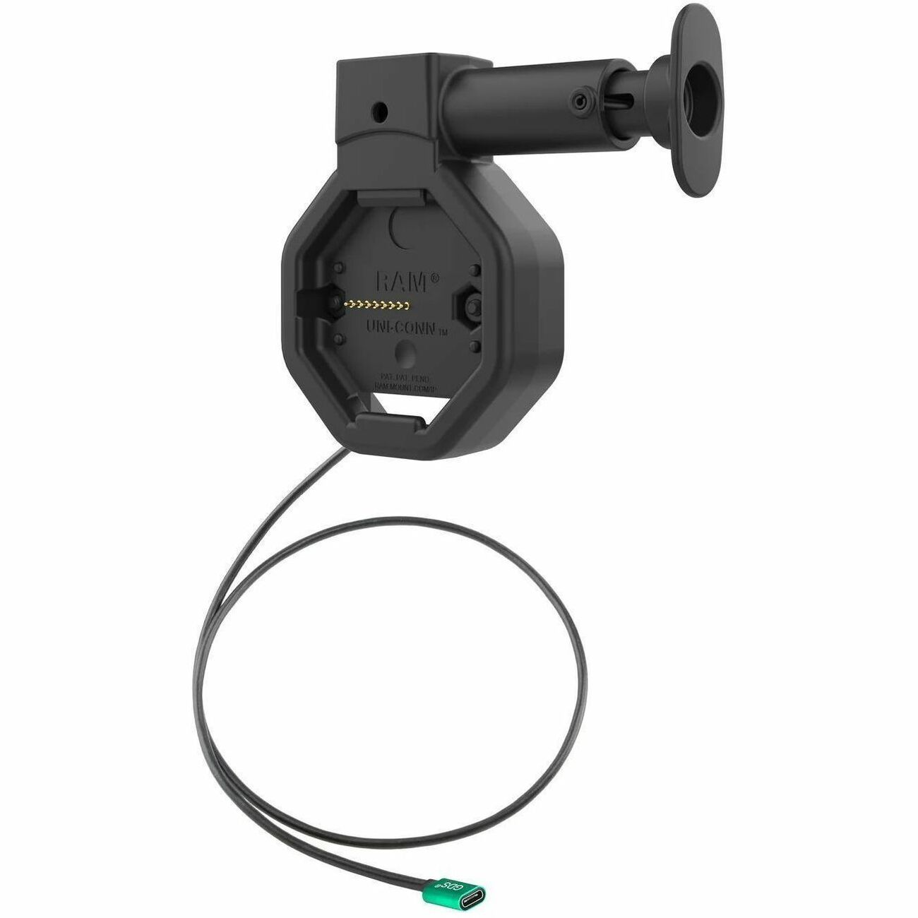 RAM Mounts GDS Uni-Conn Powered USB-C Dock with Release Button