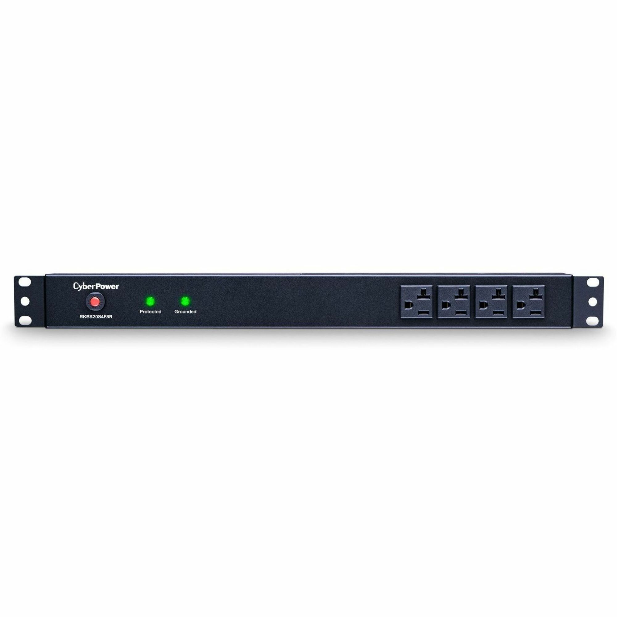 CyberPower RKBS20S4F8R Rackbar 12 - Outlet Surge Protector with 1800 J Surge Suppression