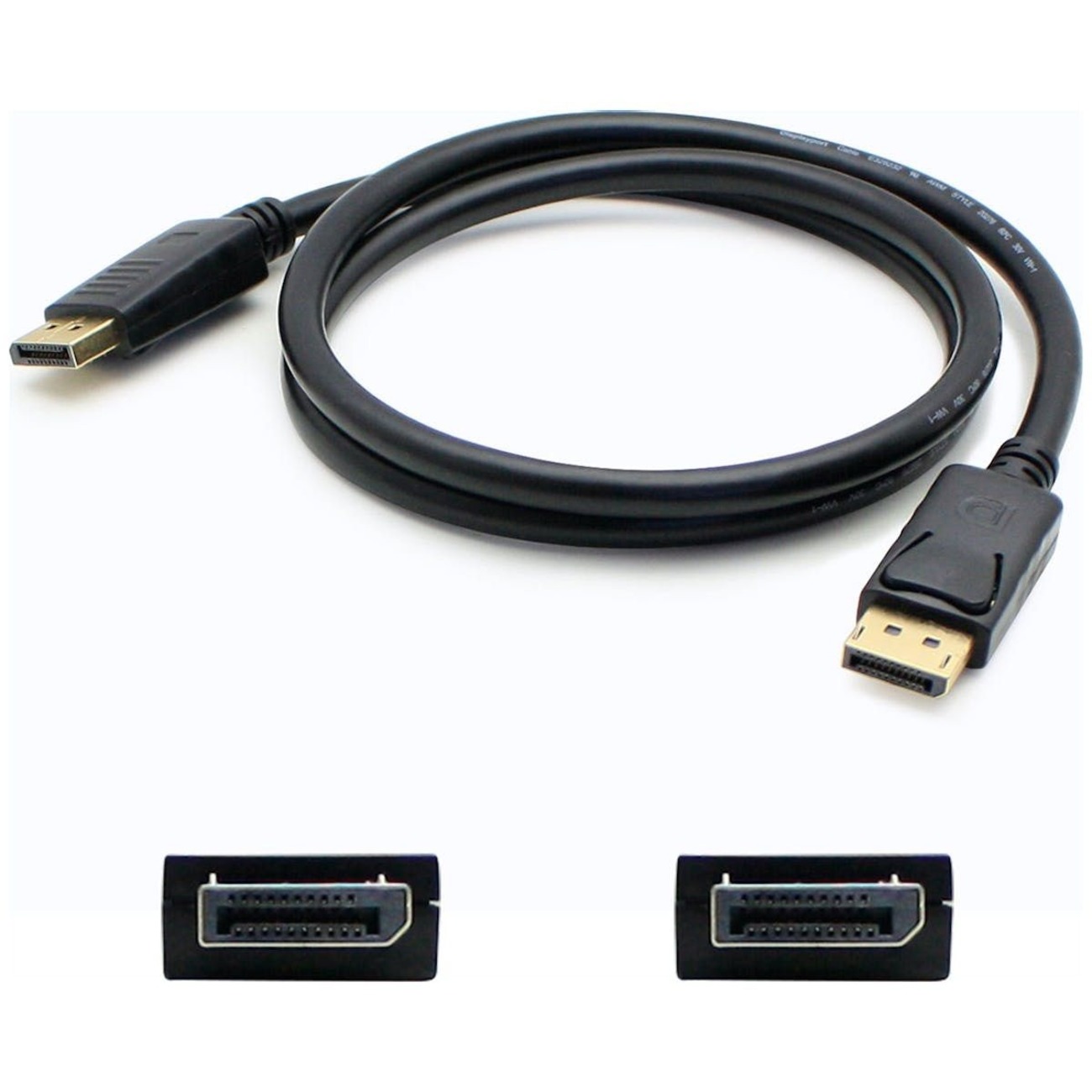 AddOn 1.5ft DisplayPort 1.2 Male to DisplayPort 1.2 Male Black Cable For Resolution Up to 3840x2160 (4K UHD)