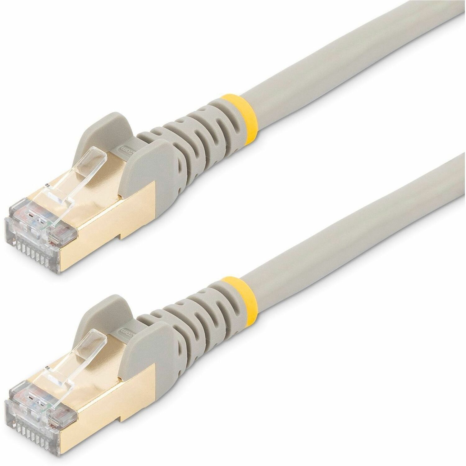 StarTech.com 3ft CAT6a Ethernet Cable - 10 Gigabit Category 6a Shielded Snagless 100W PoE Patch Cord - 10GbE Gray UL Certified Wiring/TIA