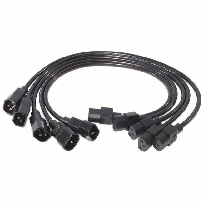 Power Cord Kit (5 ea), C13 to C14, 0.6m