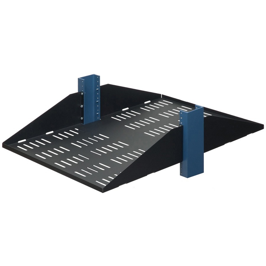 Rack Solutions 3U 2Post Center Mount Shelf 29in Depth (Flanged Up, Vented)