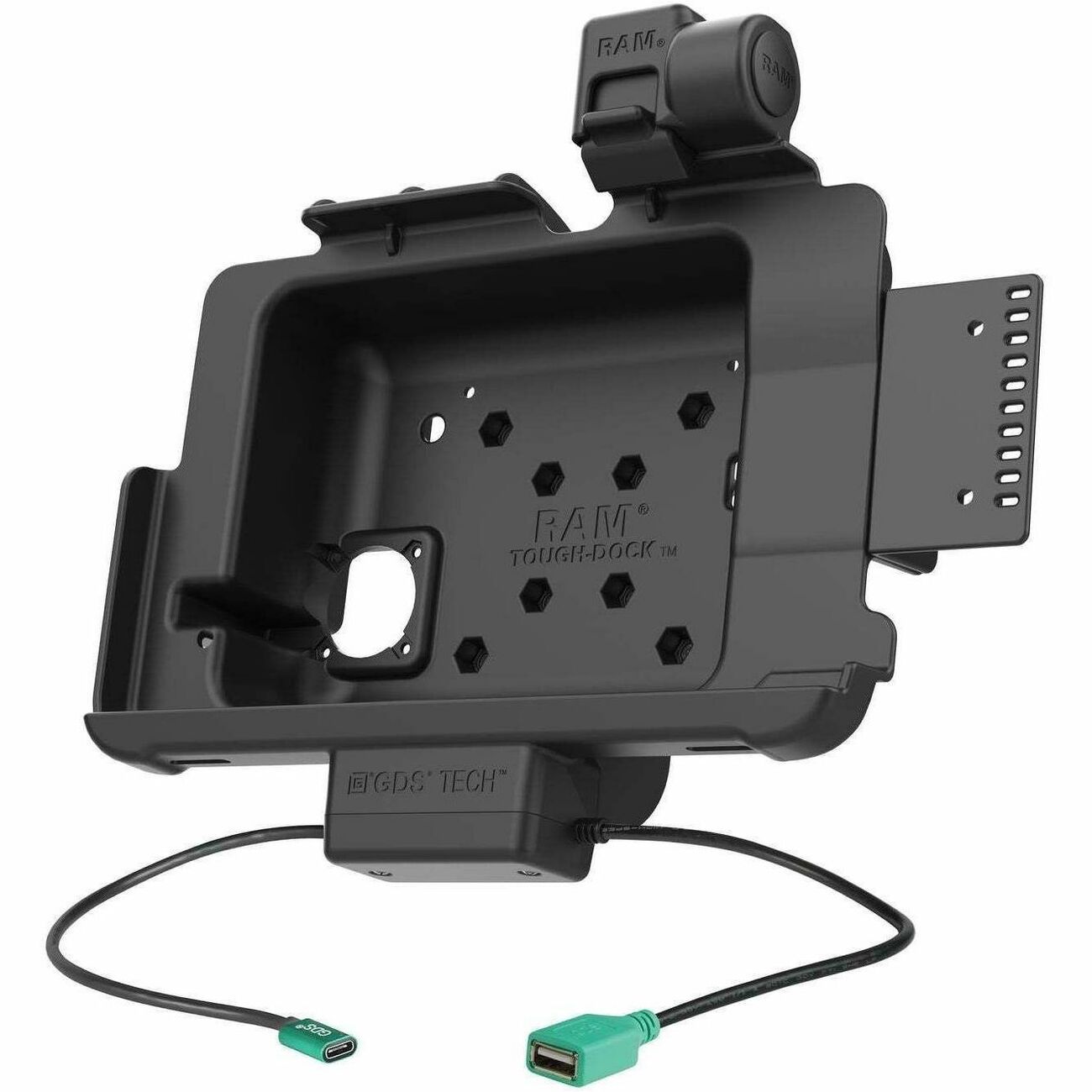 RAM Mounts GDS Power + Data Dock with Latch for Zebra ET4x 10" Tablet