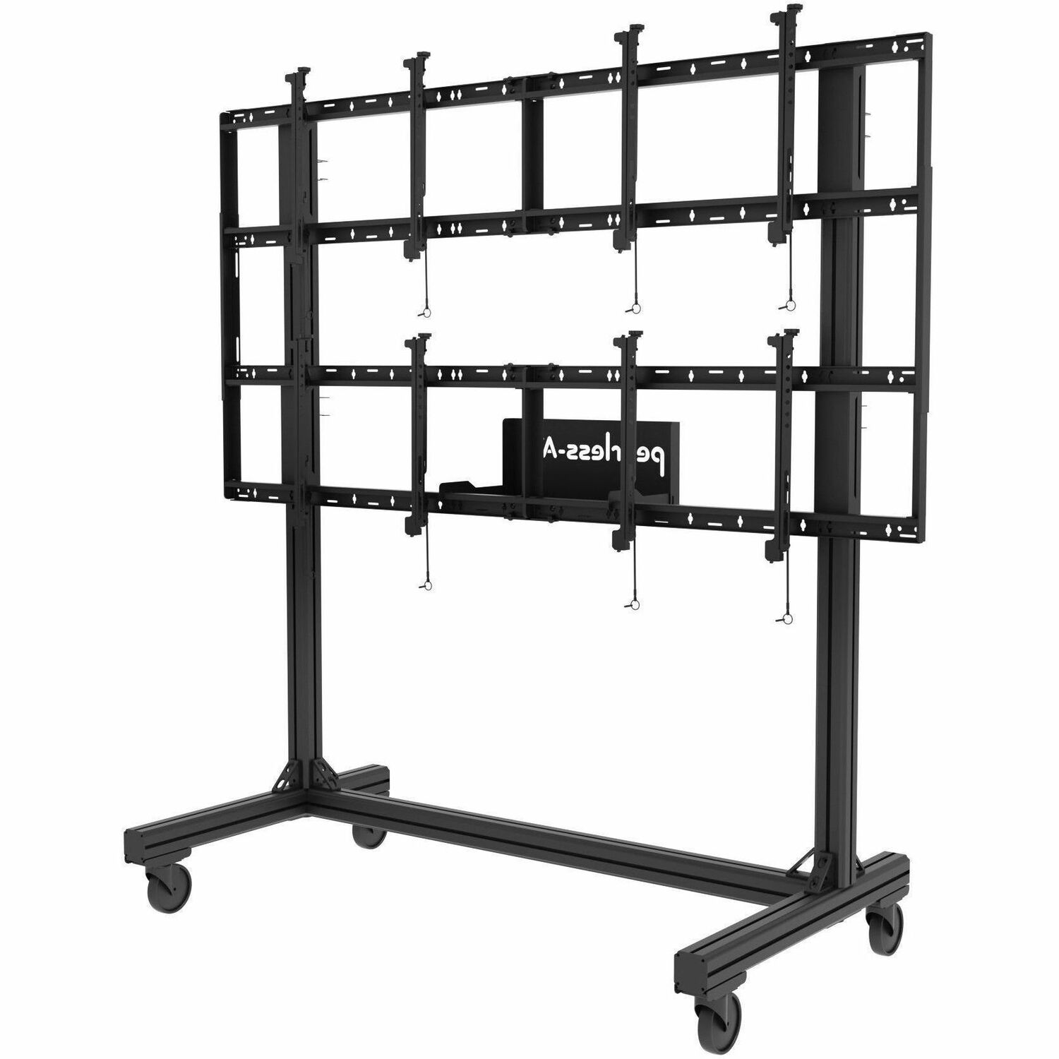 Peerless-AV® SmartMount® Portable Video Wall Cart 2x2 Configuration for 46" to 60" Displays