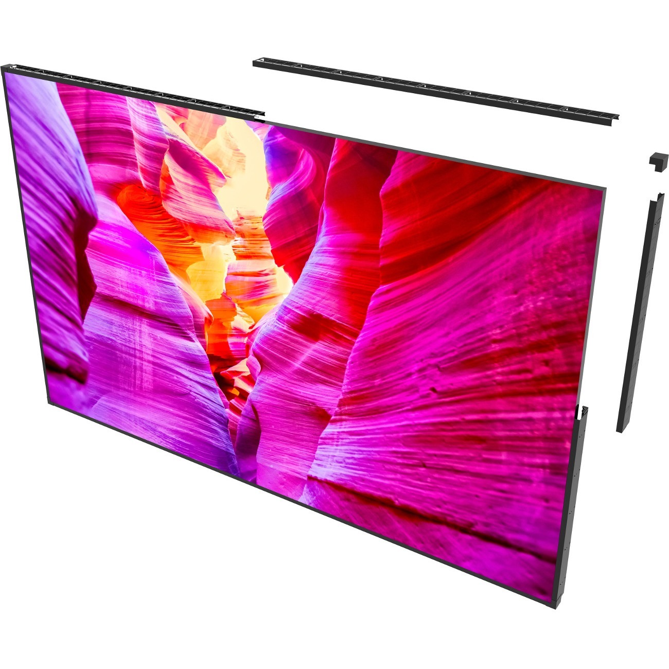 Peerless-AV® DS-LEDTK-12VX8S Trim Kit for Video Wall - Magic Black