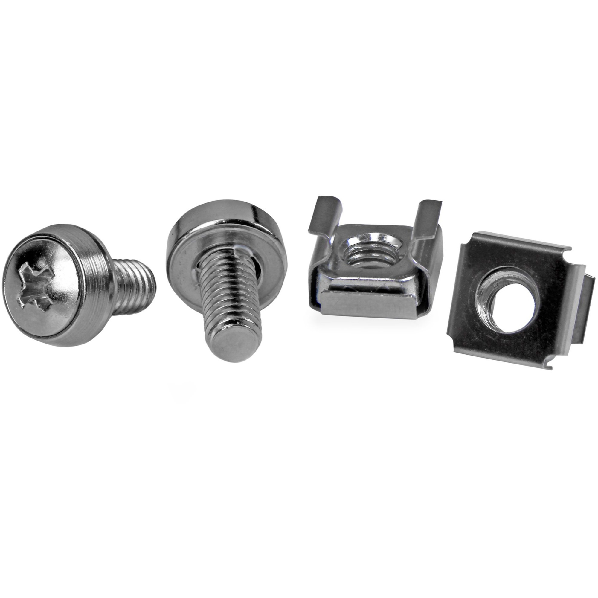 StarTech 50 Pkg M6 Mounting Screws and Cage Nuts, TAA