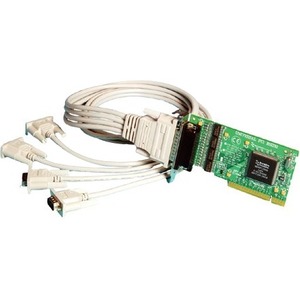 Brainboxes 4 Port RS232 Low Profile PCI Serial Port Card DB9