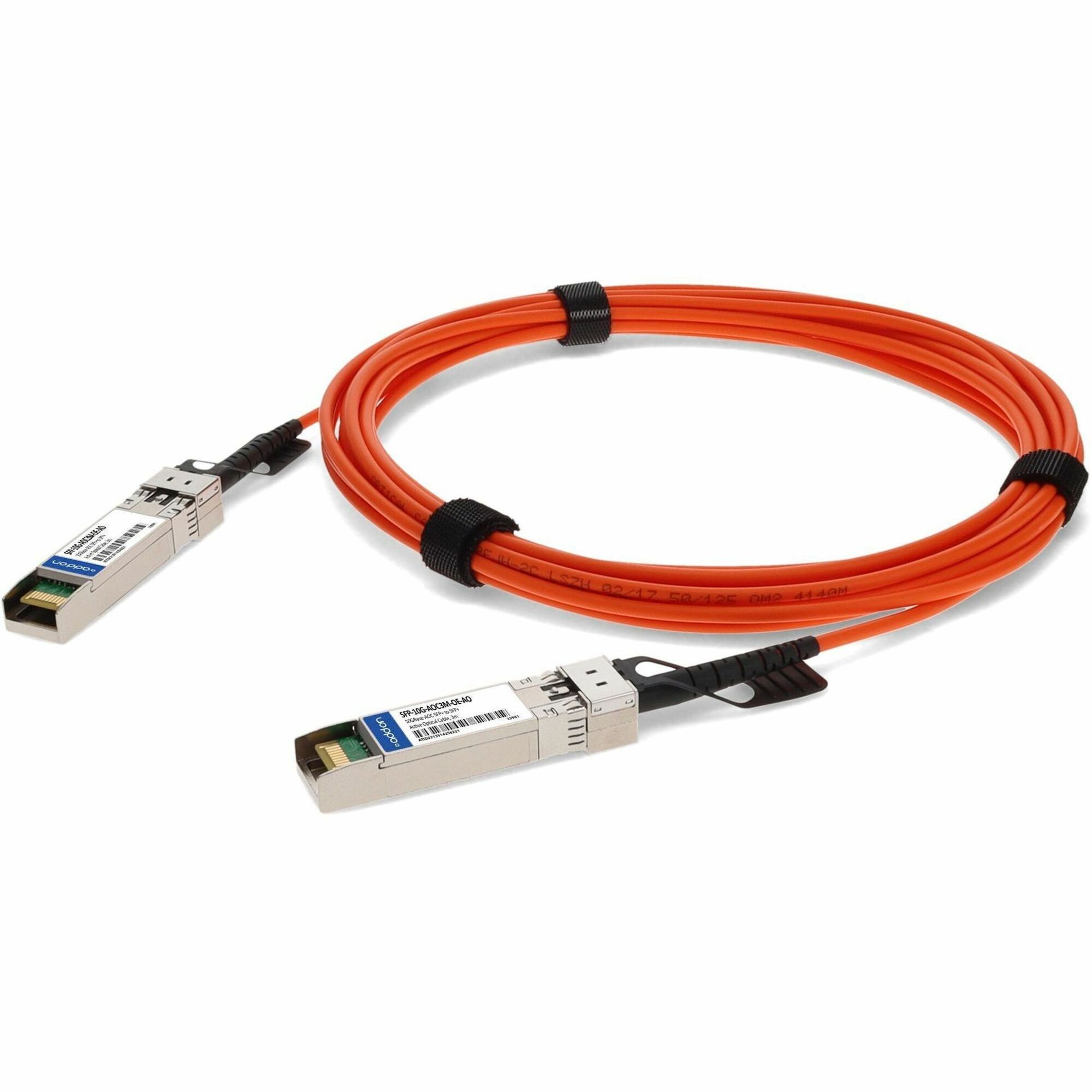 AddOn Cisco® SFP-10G-AOC3M Compatible TAA Compliant 10GBase-AOC SFP+ Active Optical Cable (850nm, MMF, 3m)