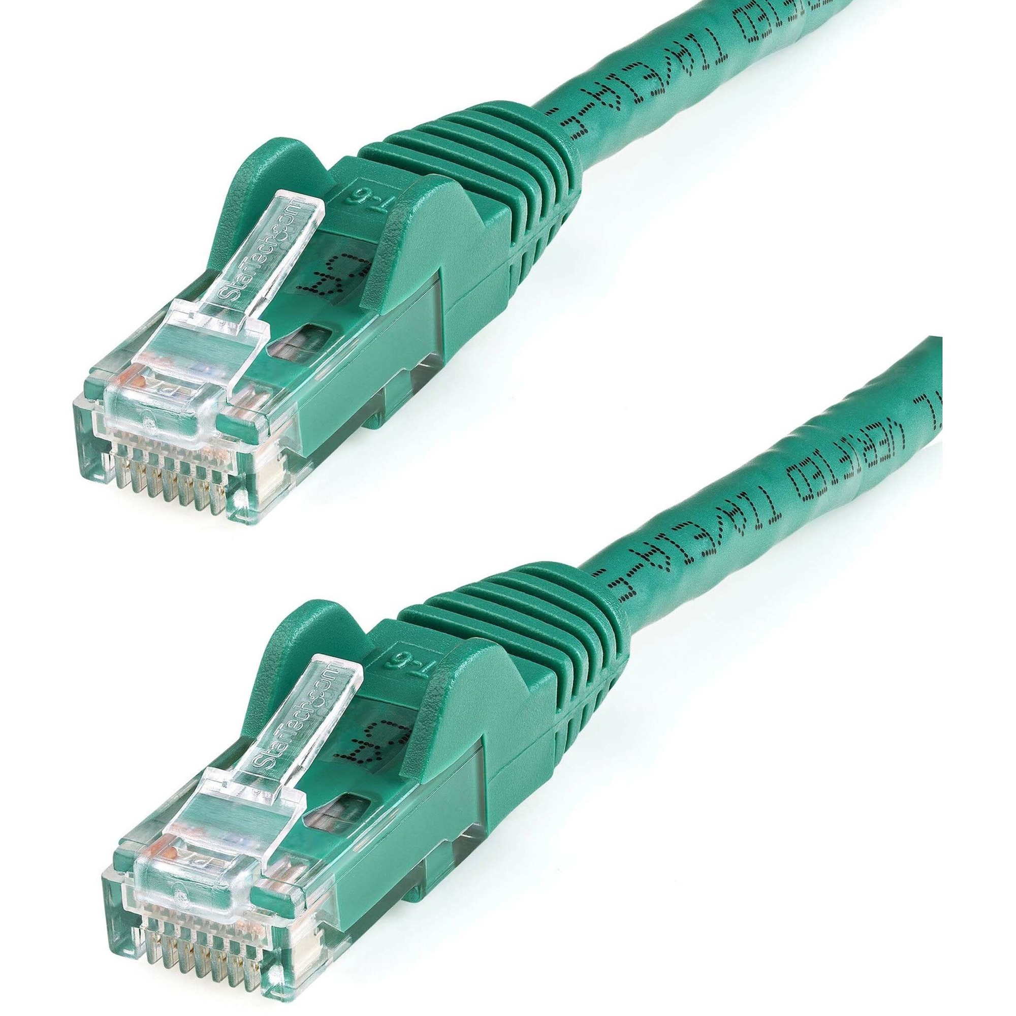 StarTech 6in CAT6 Ethernet Cable - Green Snagless Gigabit - 100W PoE UTP 250Mhz Category 6 Patch Cord UL Certified Wiring/TIA