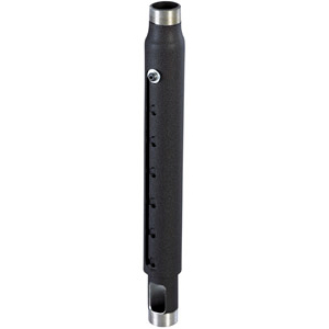 Chief 2-3' Adjustable Extension Column - 1 inch Increments - Black