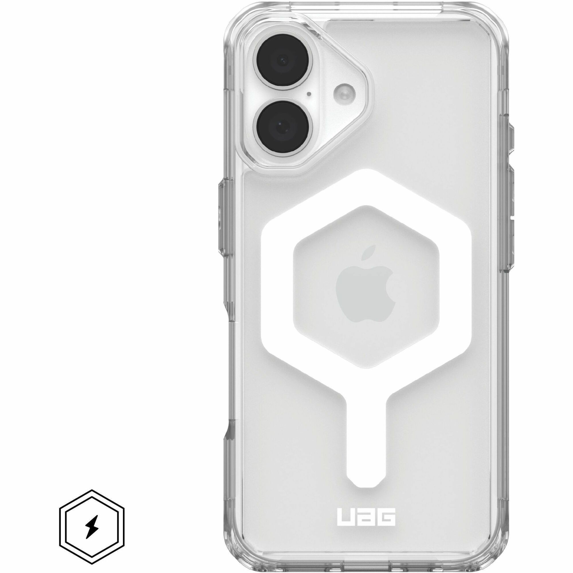 Urban Armor Gear Plyo iPhone 16 Case - Ice/White