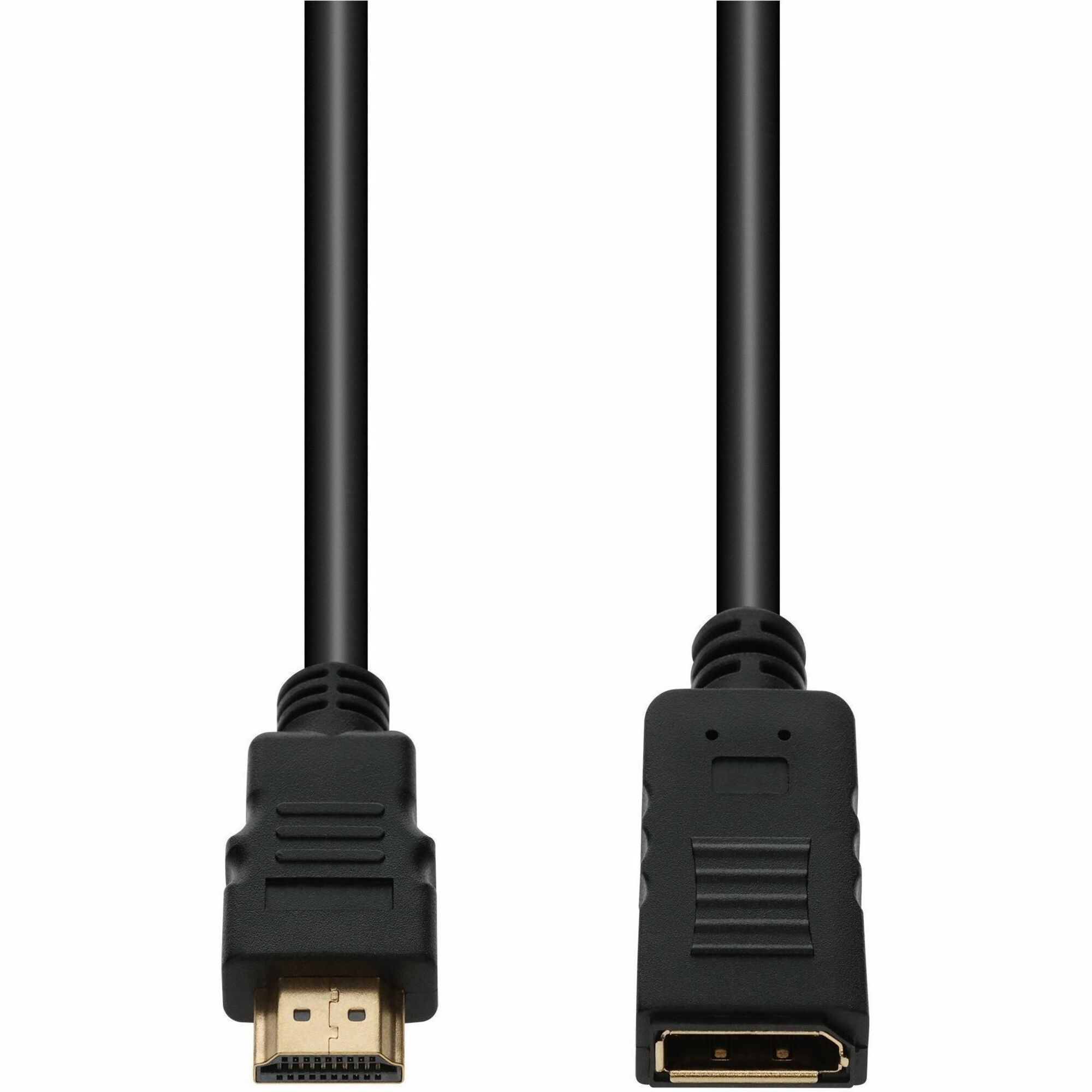 AddOn 8in DisplayPort Female to HDMI Male Black Adapter Cable For Resolution Up to 1080x1920(FHD) at 60hz