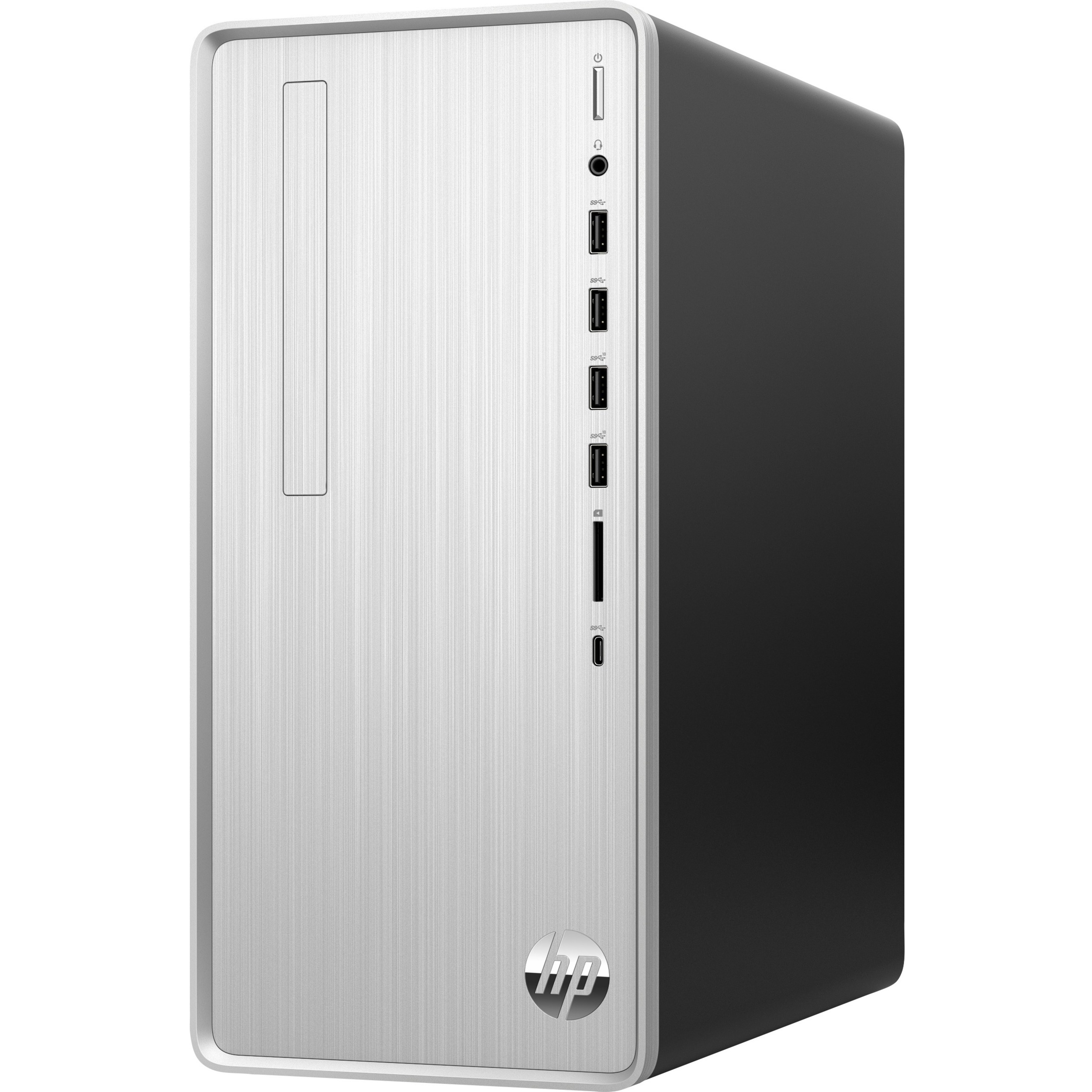 HP Pavilion TP01-1160 Desktop Computer - AMD Ryzen 7 4700G - 16 GB - 512 GB SSD - Tower - Jet Black, Dark Chrome