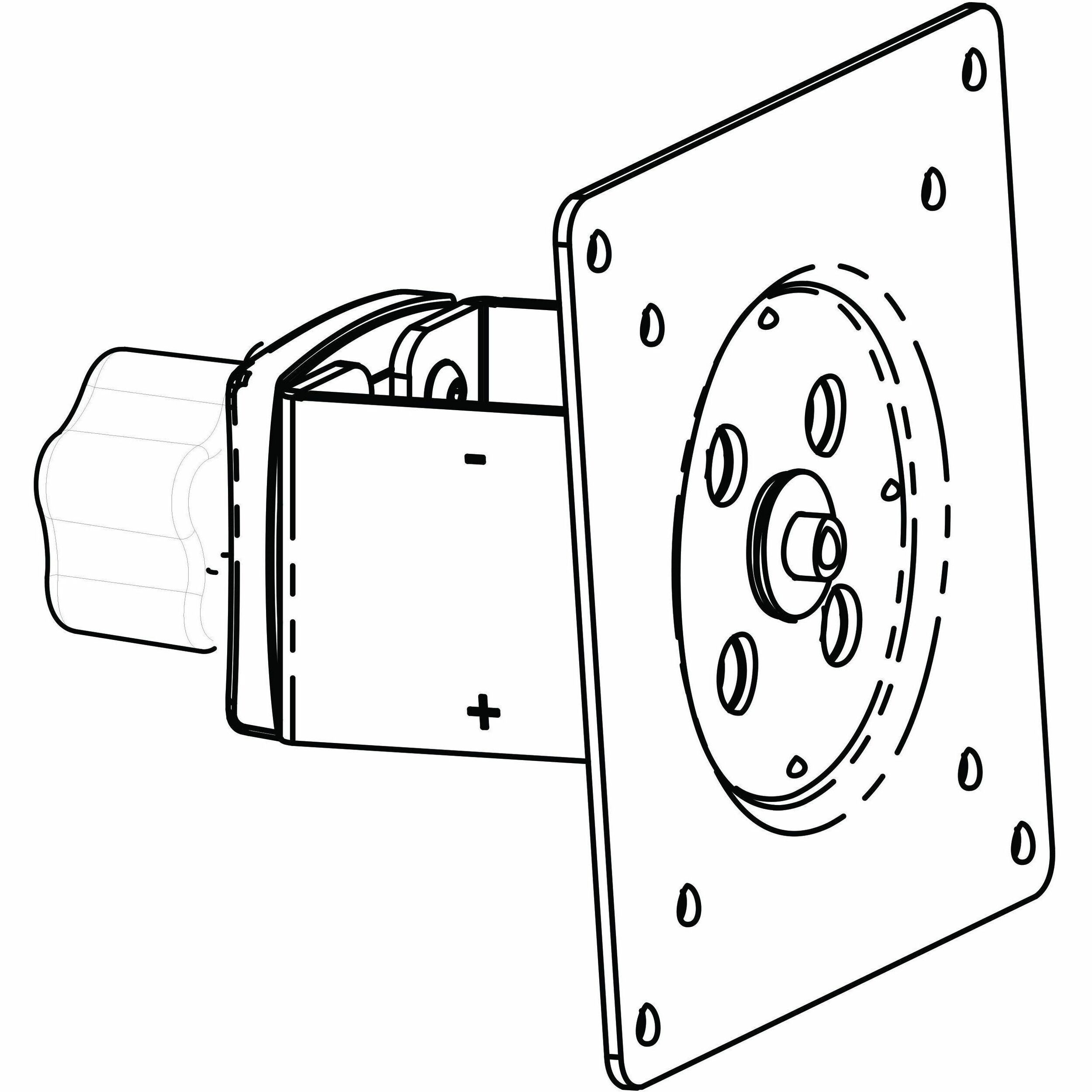 Ergotron Mounting Bracket for Display, LCD Display - Black