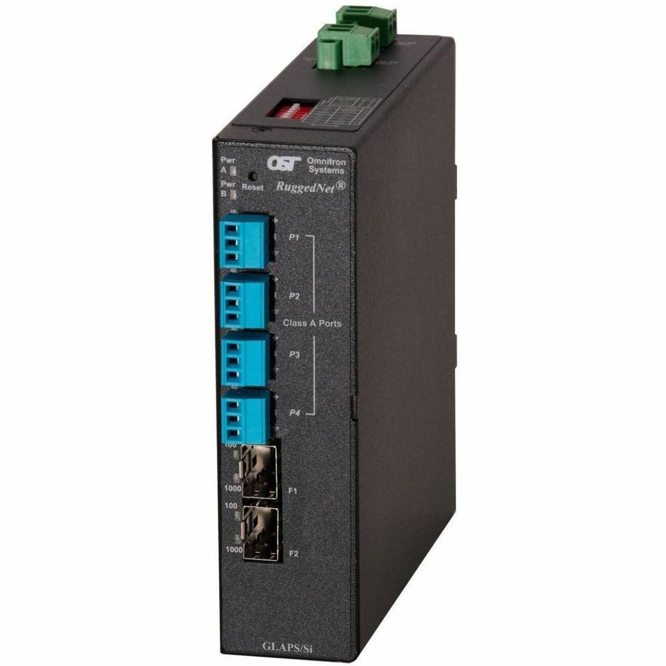 Omnitron Systems RuggedNet GLAPS/Si Unmanaged Single Pair APS Switch
