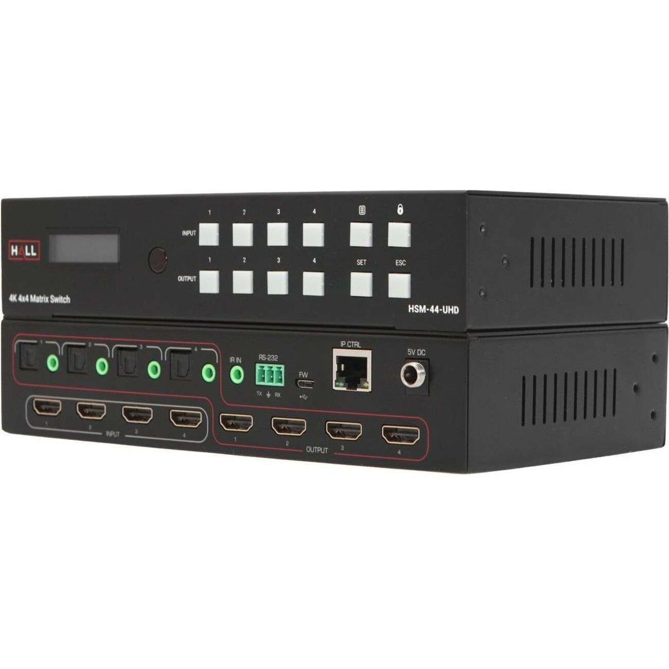 Hall 4K 4x4 Matrix Switch
