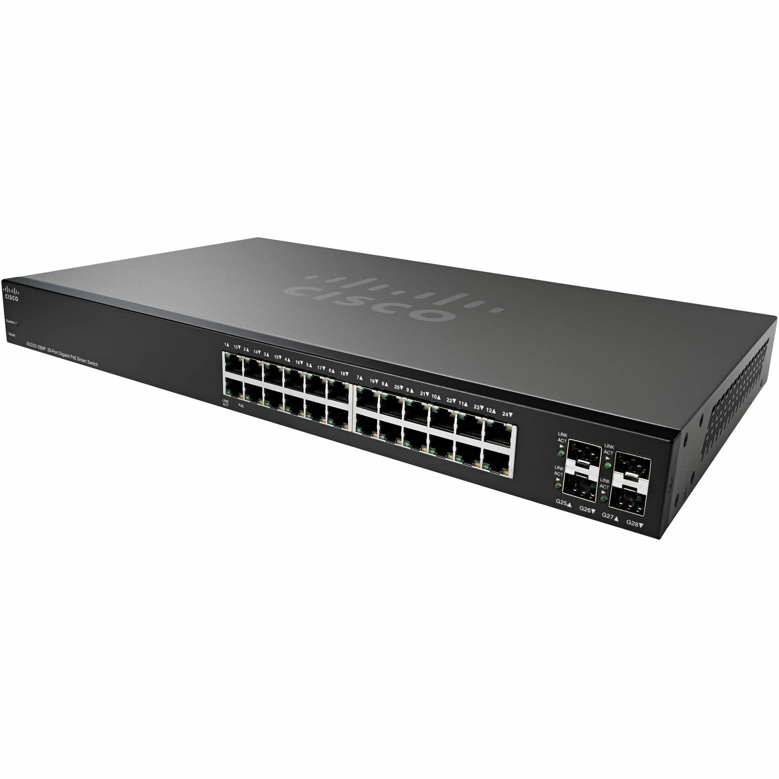 Cisco SG220-28MP 28-Port Gigabit PoE Smart Switch