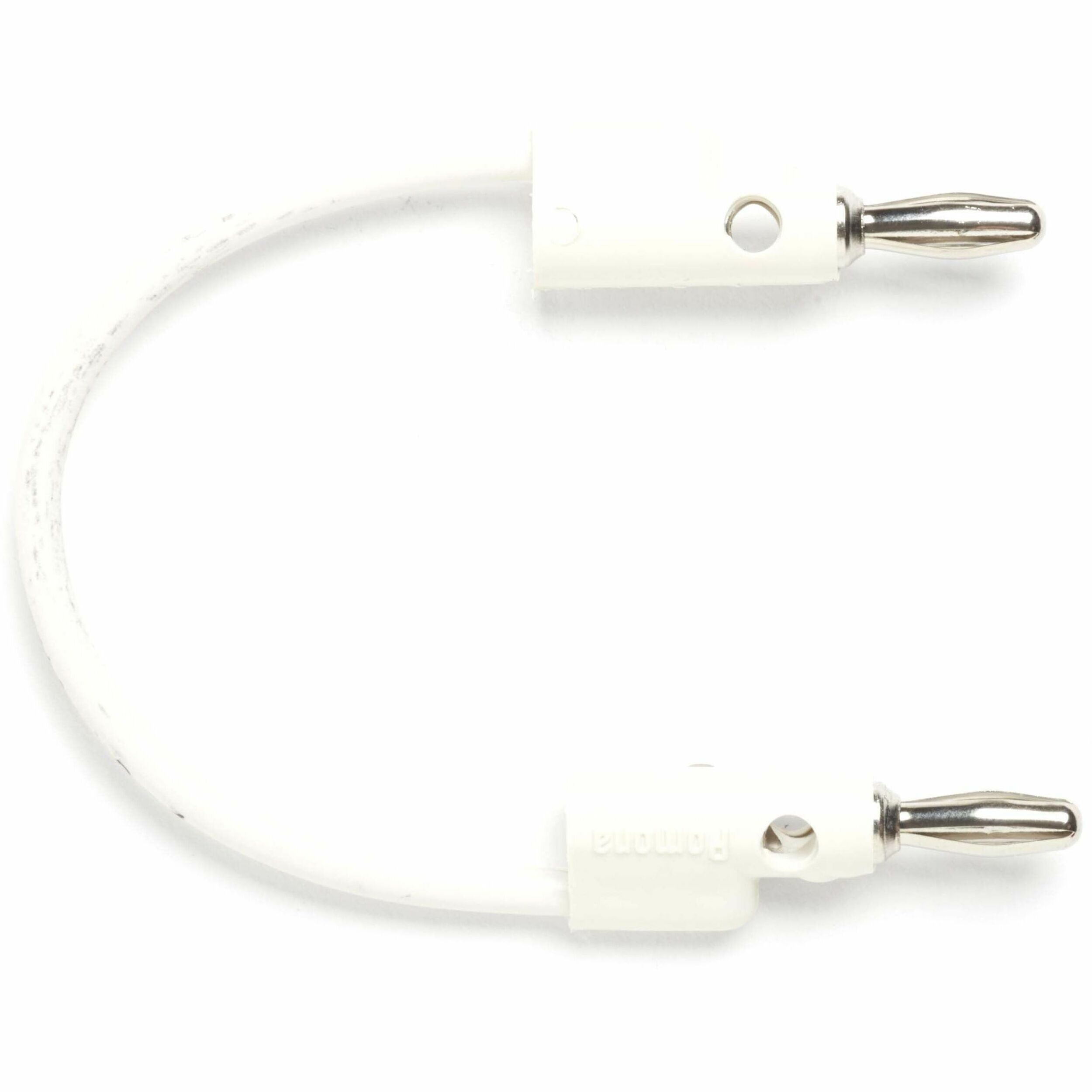 Pomona Banana Plug Patch Cord (White)