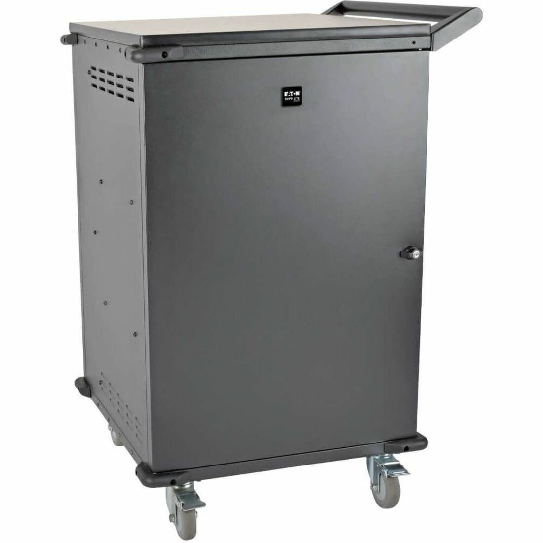 Tripp Lite by Eaton Multi-Device Charging Cart 36 AC Outlets Chromebooks and Laptops Black