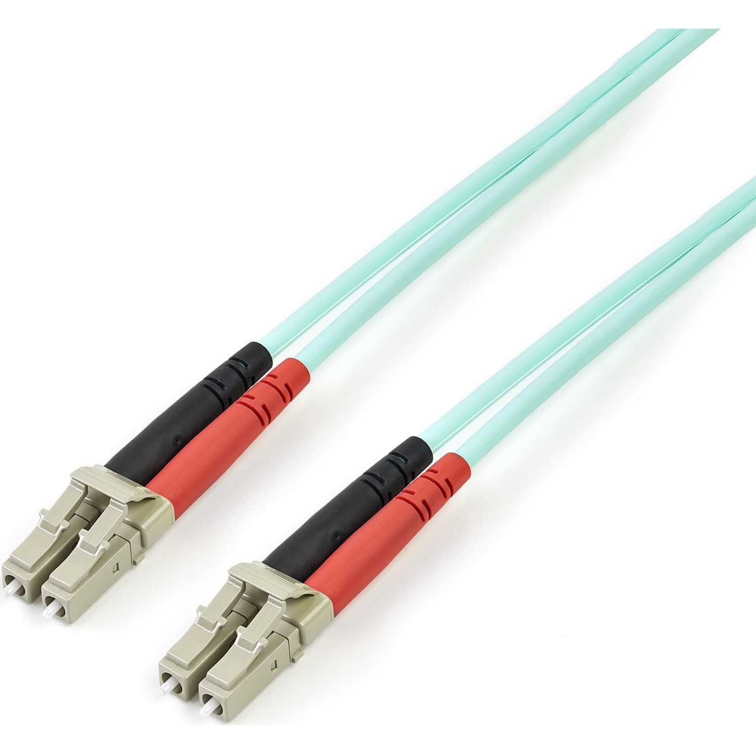 StarTech 3m (10ft) LC/UPC to LC/UPC OM4 Multimode Fiber Optic Cable, 50/125&micro;m, 100G, Low Insertion Loss, LSZH Fiber Jumper Cord