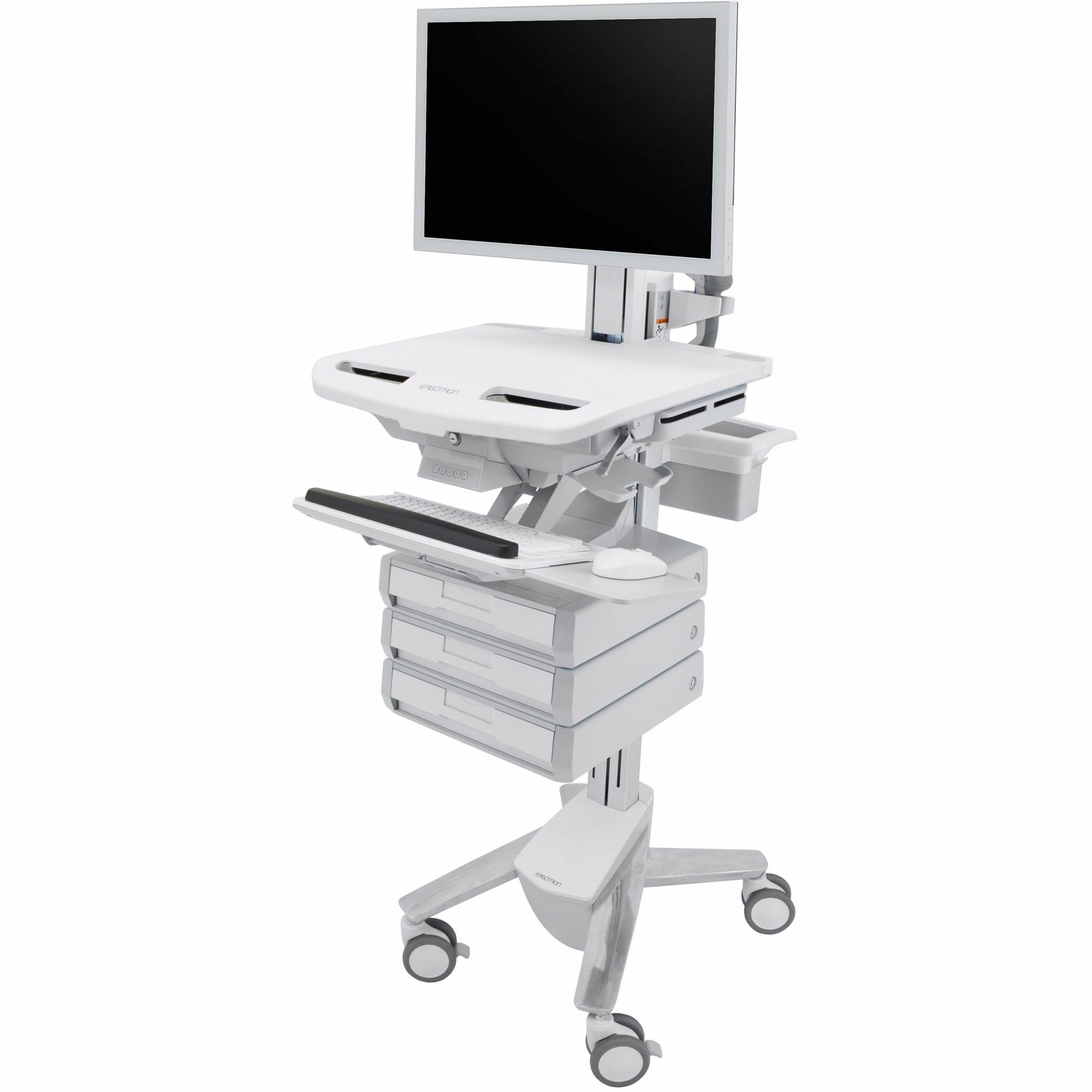 Ergotron StyleView Cart with HD Pivot, 3 Drawers (1x3)