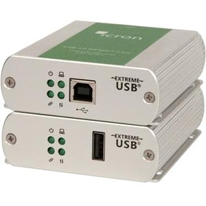 Advantech USB Extender, 1 Port, USB 2.0 over CAT 5e, 100m, US Power Supply
