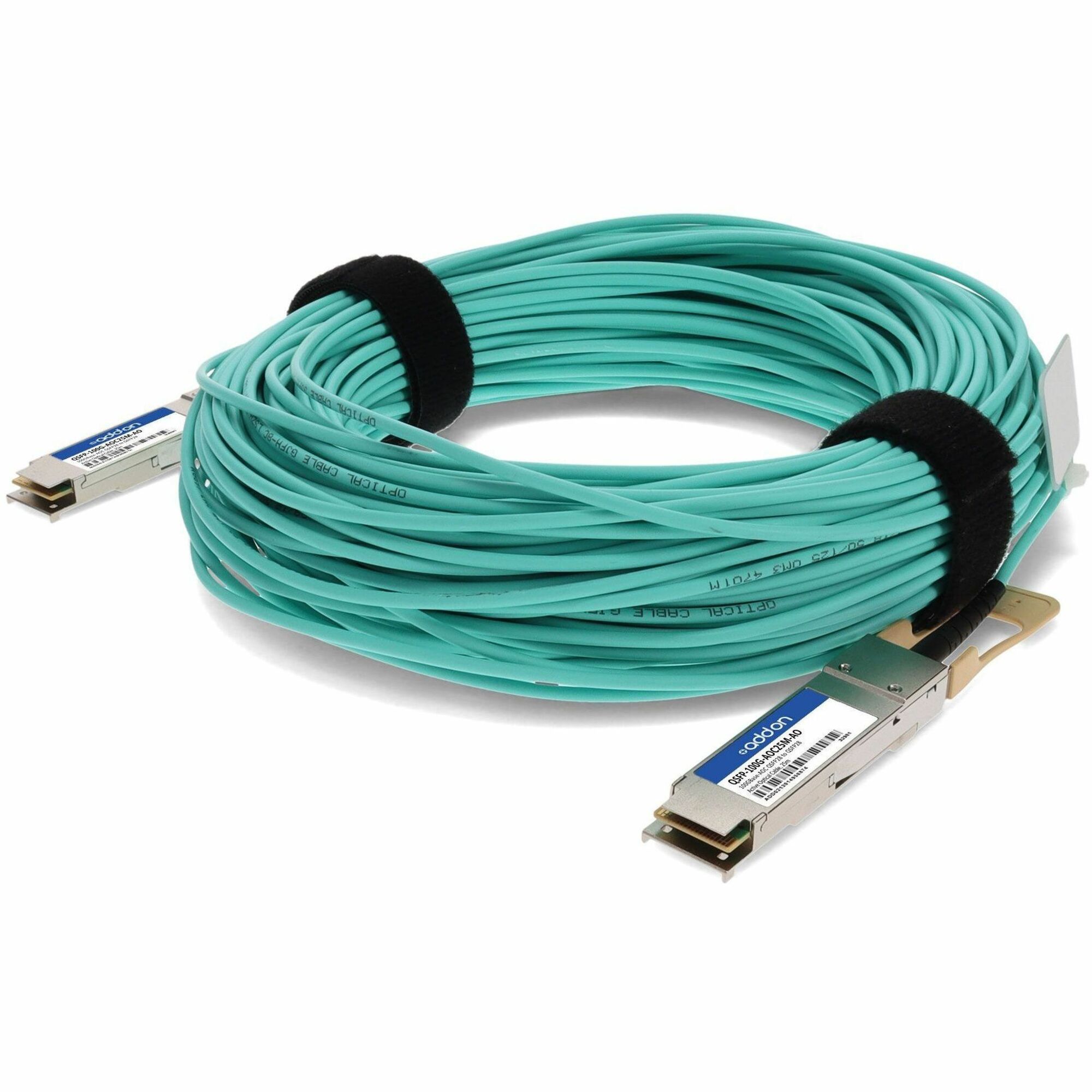 AddOn Cisco&reg; QSFP-100G-AOC25M Compatible TAA Compliant 100GBase-AOC QSFP28 to QSFP28 Direct Attach Cable (850nm, MMF, 25m)