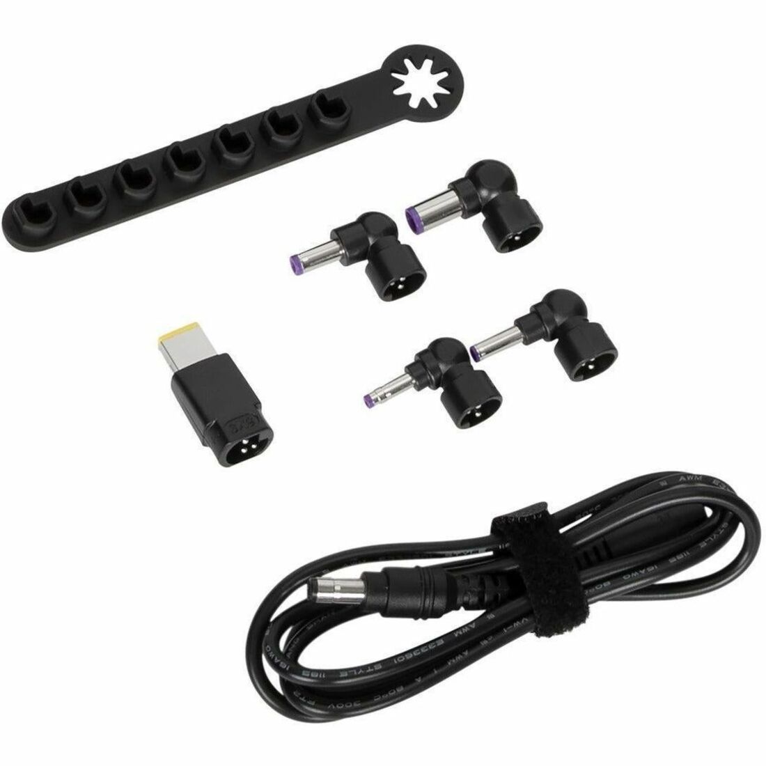 Targus 90W Legacy Power Accessory Kit (DC Cable to Tip + 5 Tips + Storage Bar) - 1.8M