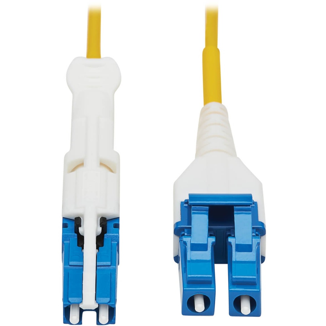 Eaton Tripp Lite Series 400G Duplex Singlemode 9/125 OS2 Fiber Optic Cable (CS-UPC/LC-UPC), Round LSZH Jacket, Yellow, 3 m