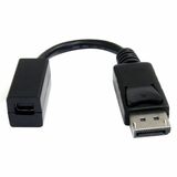 StarTech.com 6in (15cm) DisplayPort to Mini DisplayPort Cable, 4K x 2K Video, DP Male to Mini DP Female Adapter Cable, DP to mDP 1.2