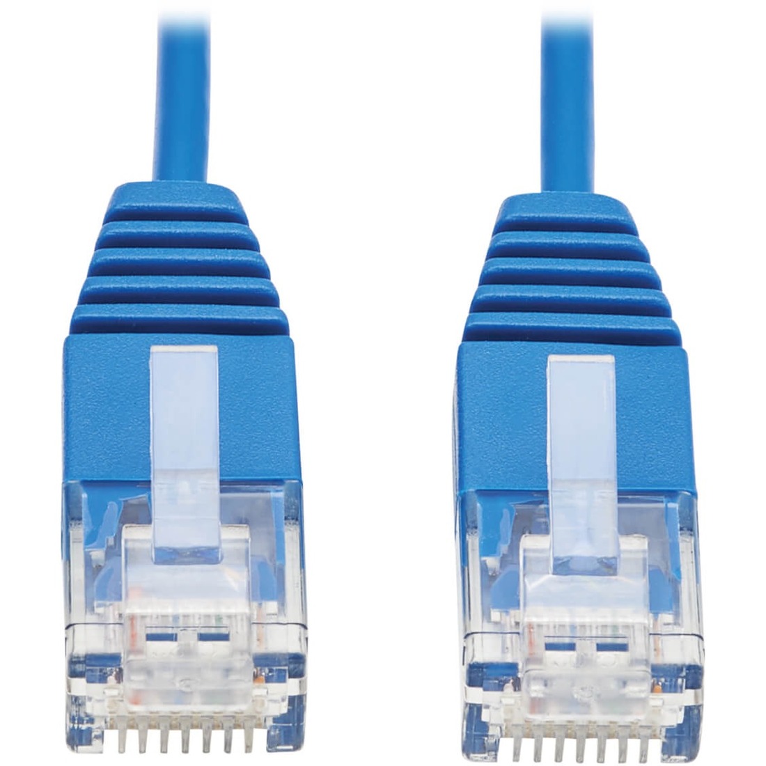 Eaton Tripp Lite Series Cat6a 10G Molded Ultra-Slim UTP Ethernet Cable (RJ45 M/M), Blue, 7 ft. (2.13 m)