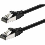 MONOPRICE CAT8 2FT BLACK PATCH CABLE DOUBLE SHIELDED (S/FTP) 28AWG 2GHZ 40G PURE