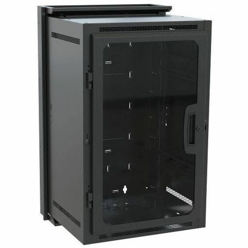 Middle Atlantic DWR 16RU Pivoting Wall Mount Rack - Plexi Front Door - 22in Depth Wall Mount Cabinet - TAA Compliant
