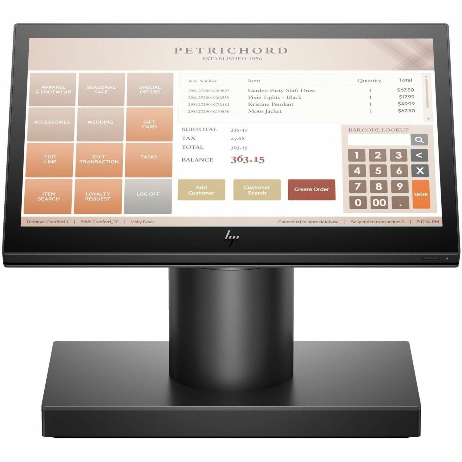 HP Engage One All-in-One System Model 143