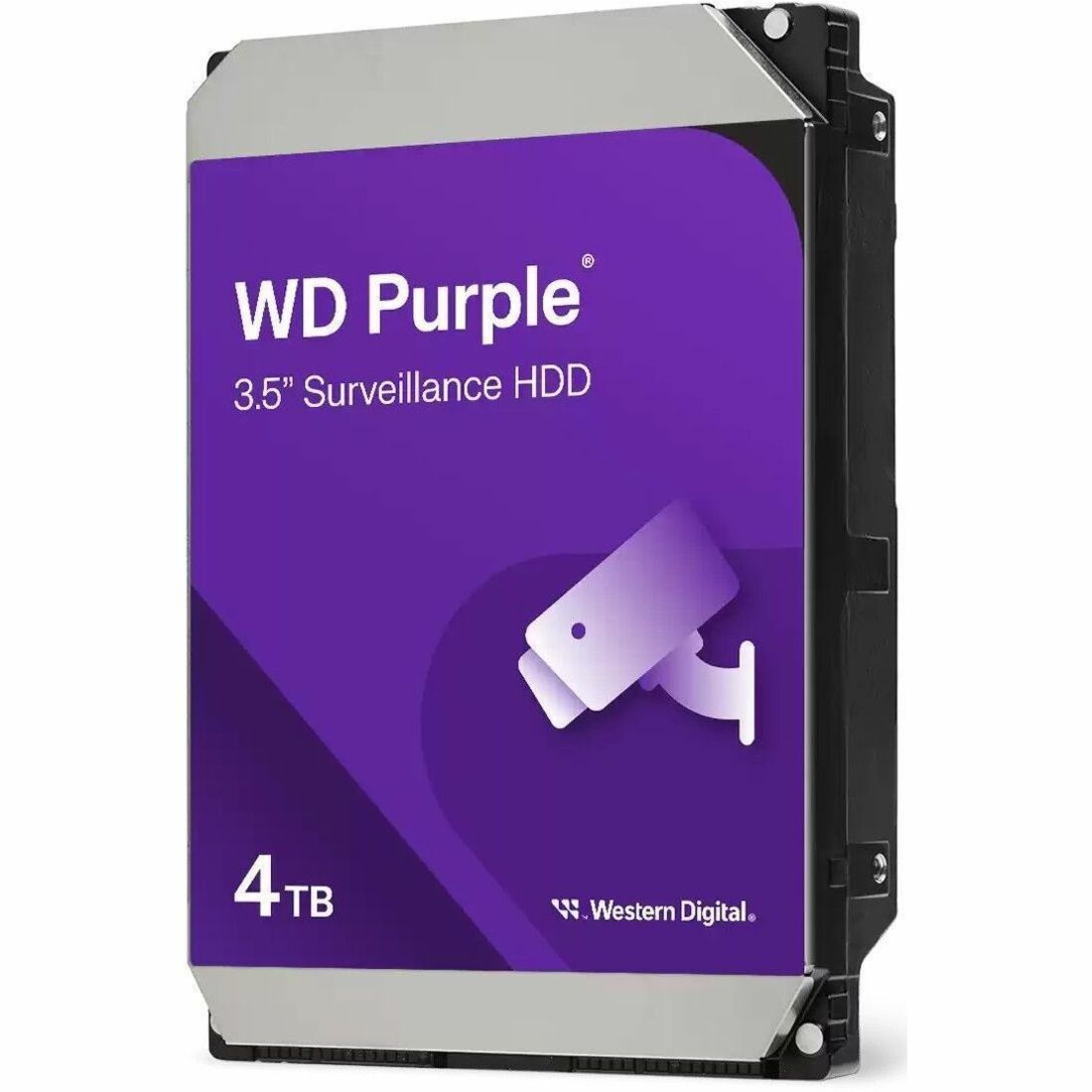 WD Purple WD44PURZ 4 TB Hard Drive - 3.5" Internal - SATA - Conventional Magnetic Recording (CMR) Method
