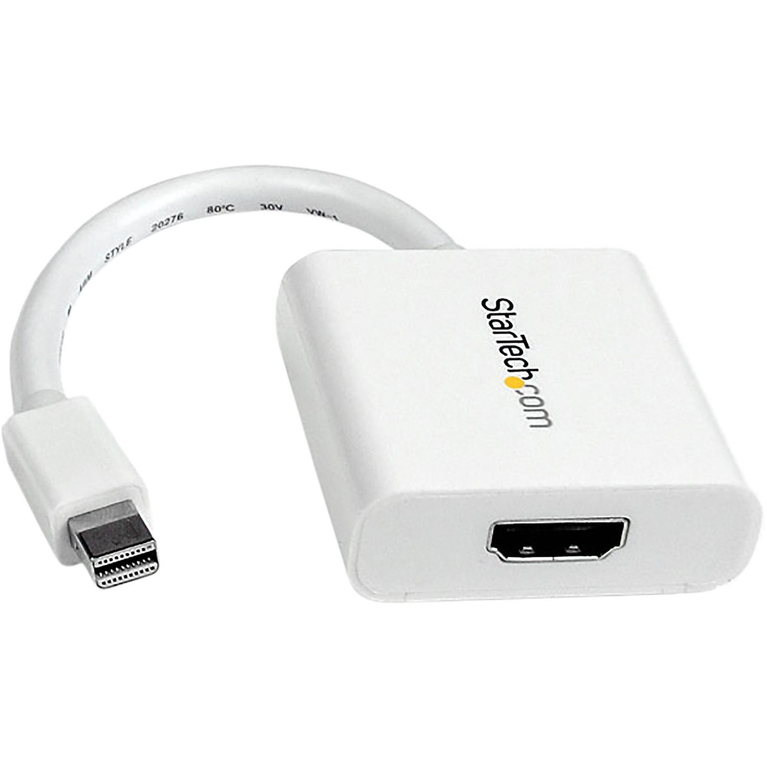 StarTech Mini DisplayPort to HDMI Adapter, Mini DP to HDMI Video Converter for Monitor/Display, 1080p, Passive mDP 1.2 to HDMI Adapter