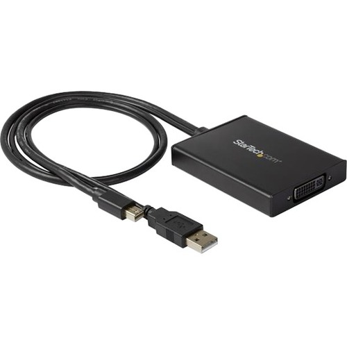 StarTech Mini DisplayPort to Dual-Link DVI Adapter - Dual-Link Connectivity - USB Powered - DVI Active Display Converter - Compatible with Windows & Mac
