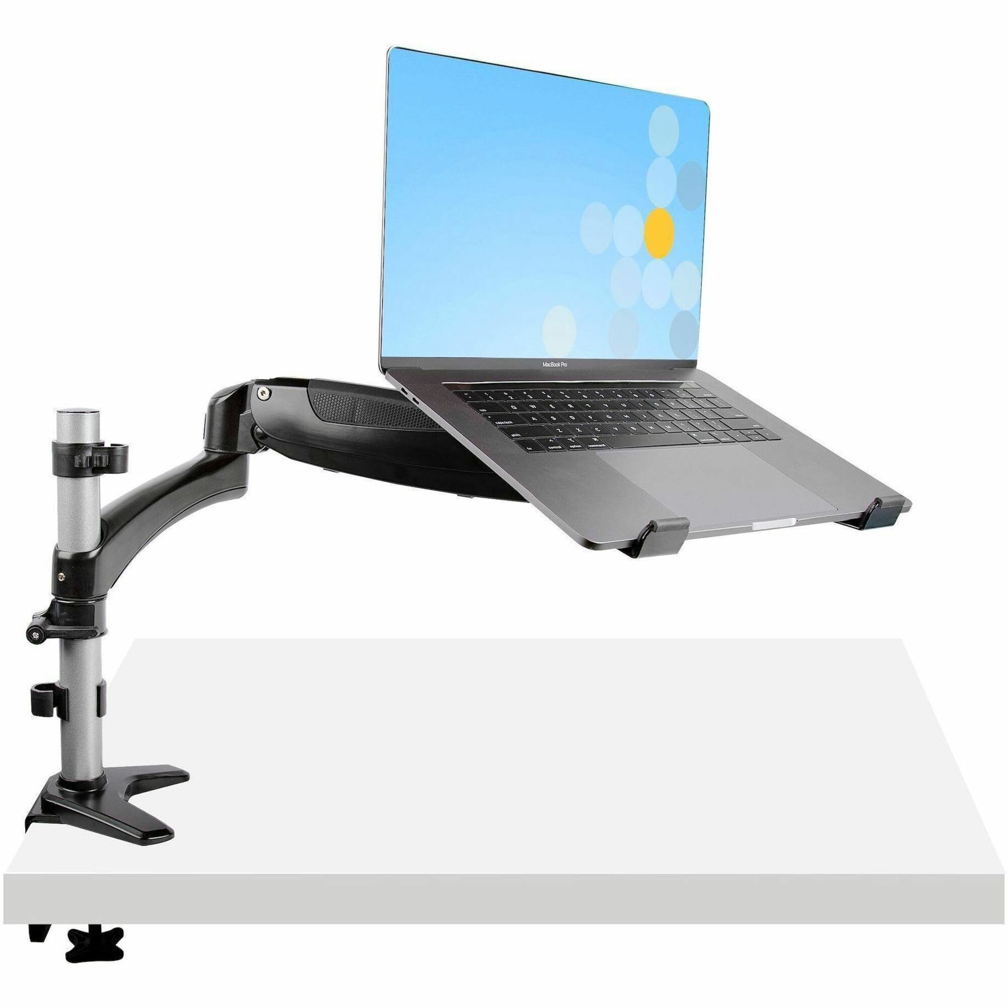 StarTech.com Desk Mount Laptop Arm, Full Motion Articulating Arm/Stand for Laptop or 34" (17.6lb/8kg) Monitor, VESA Mount Laptop Tray