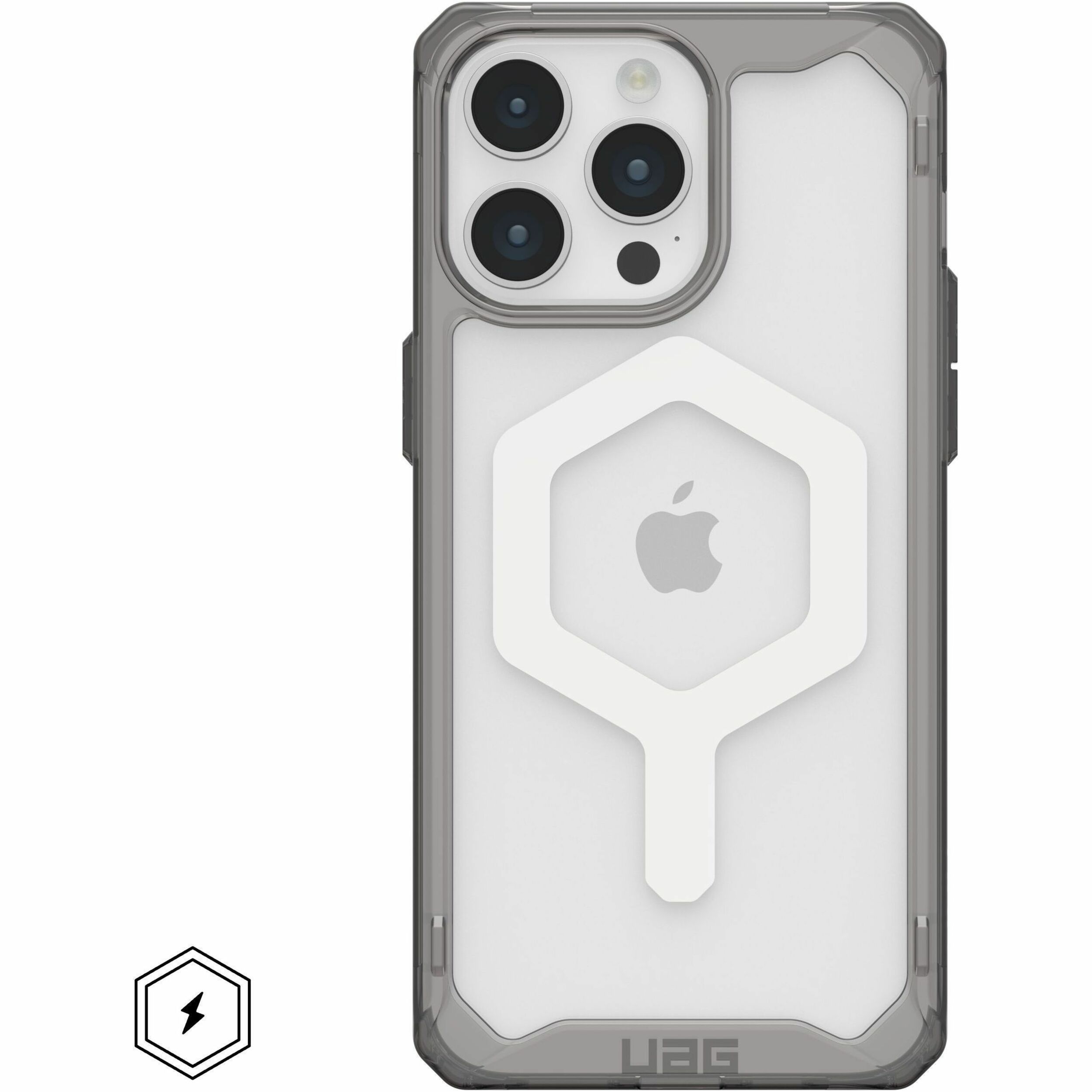 Urban Armor Gear Plyo iPhone 15 Pro Max Case - Ash/White