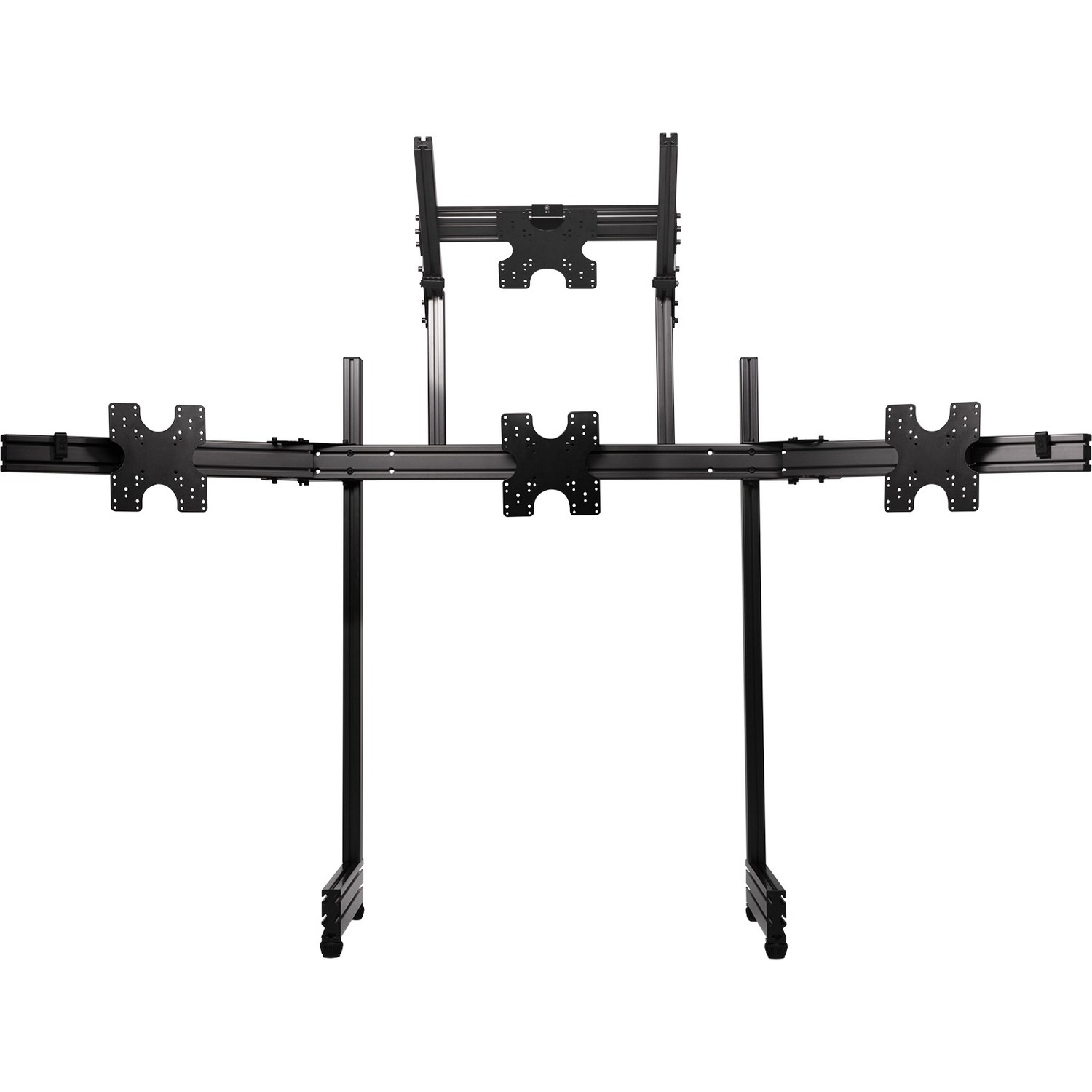 Next Level Racing Elite Freestanding Quad Monitor Stand Carbon Grey