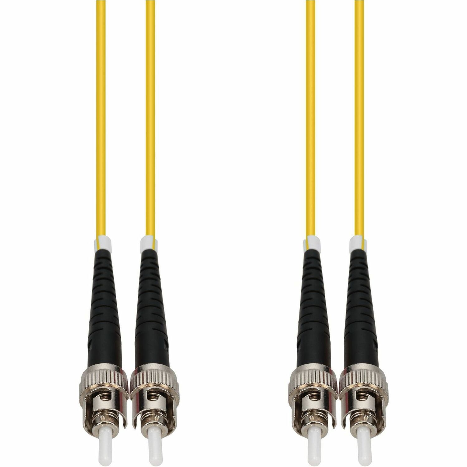 AddOn 75m ST to ST Yellow OS2 Duplex OFNR (Riser-Rated) SMF Fiber Patch Cable