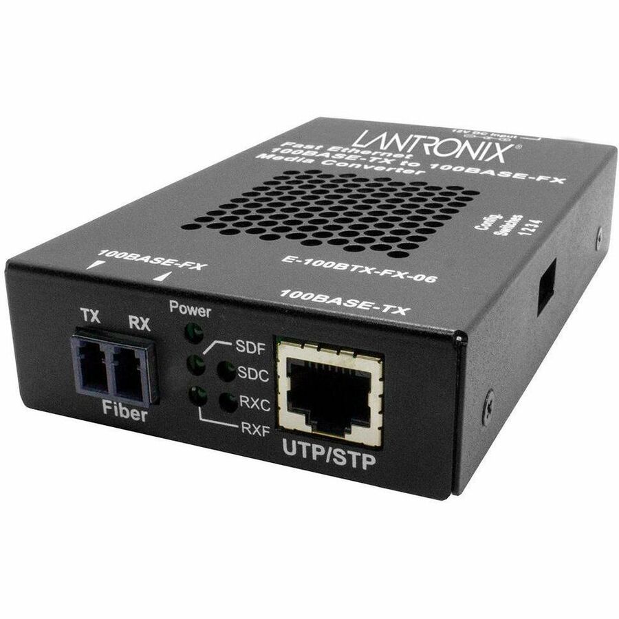 Lantronix E-100BTX-FX-06 Transceiver/Media Converter