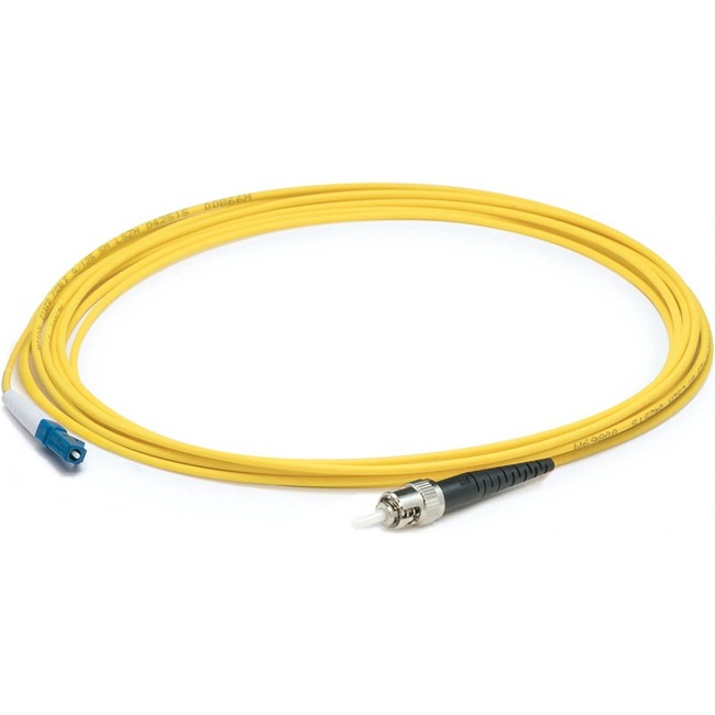AddOn 84m ST to LC Yellow OS2 Simplex LSZH SMF Fiber Patch Cable