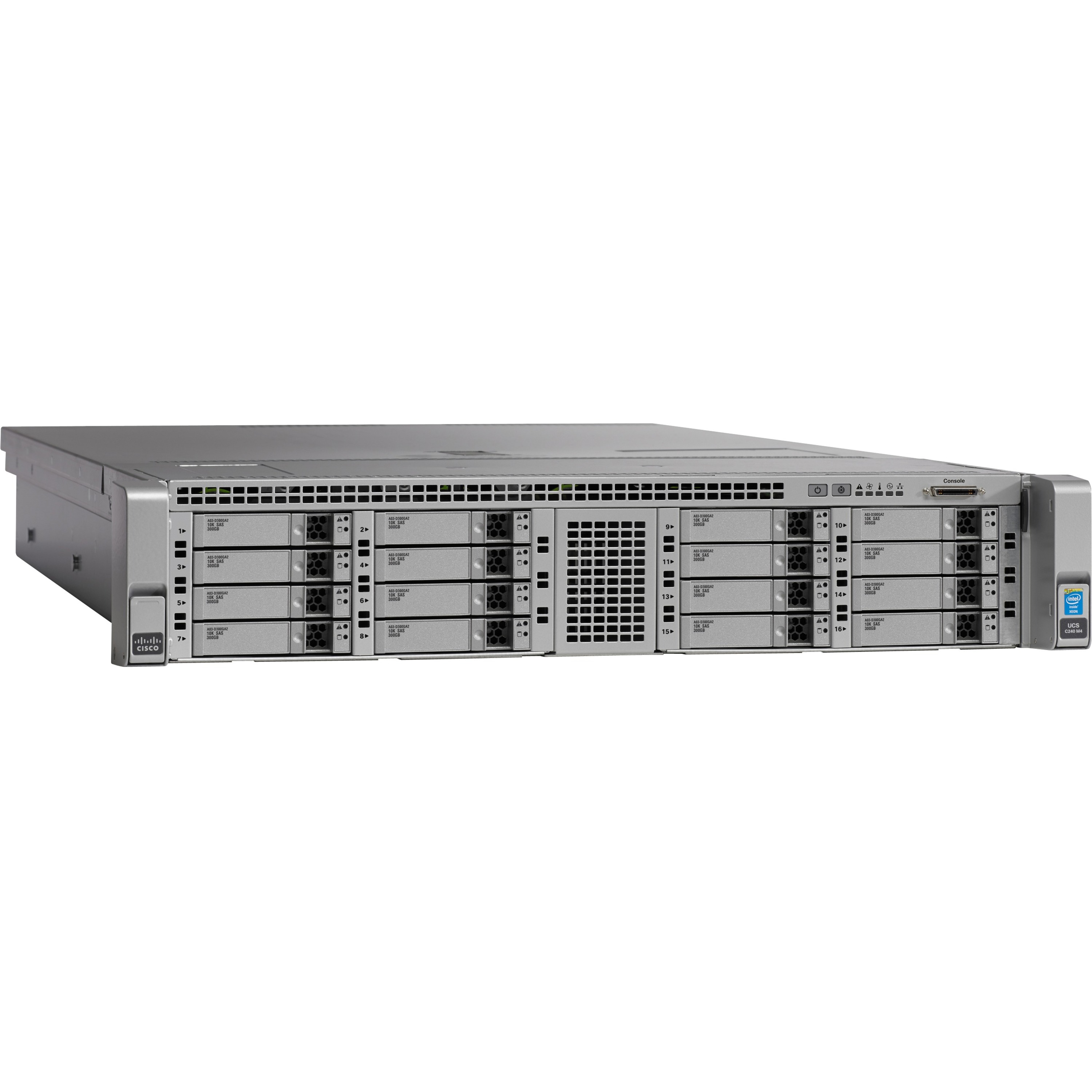 Cisco C240 M4 2U Rack Server - 2 Xeon E5-2660 v4 2 GHz - 64 GB RAM - 12Gb/s SAS Controller
