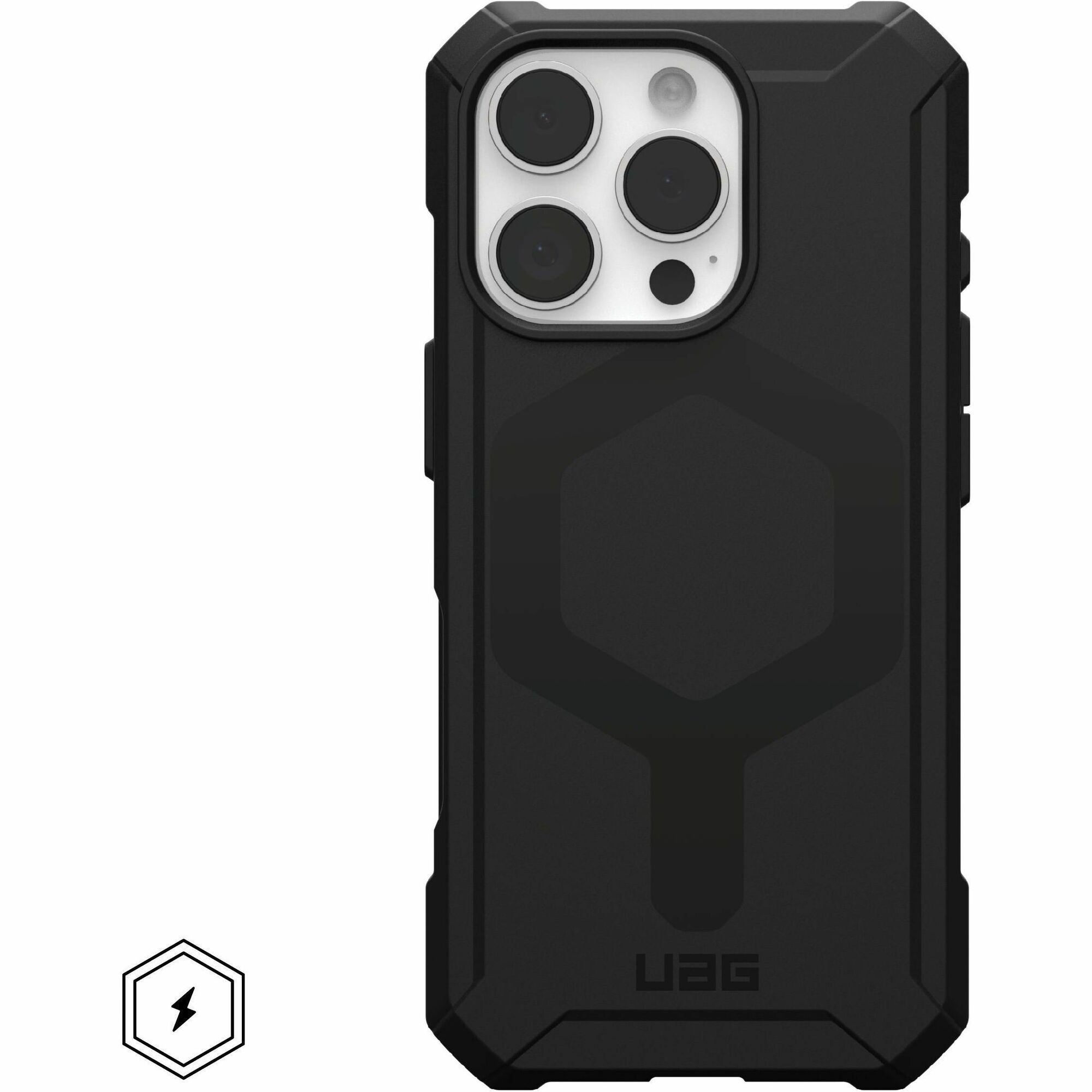 Urban Armor Gear Essential Armor iPhone 16 Pro Case - Black