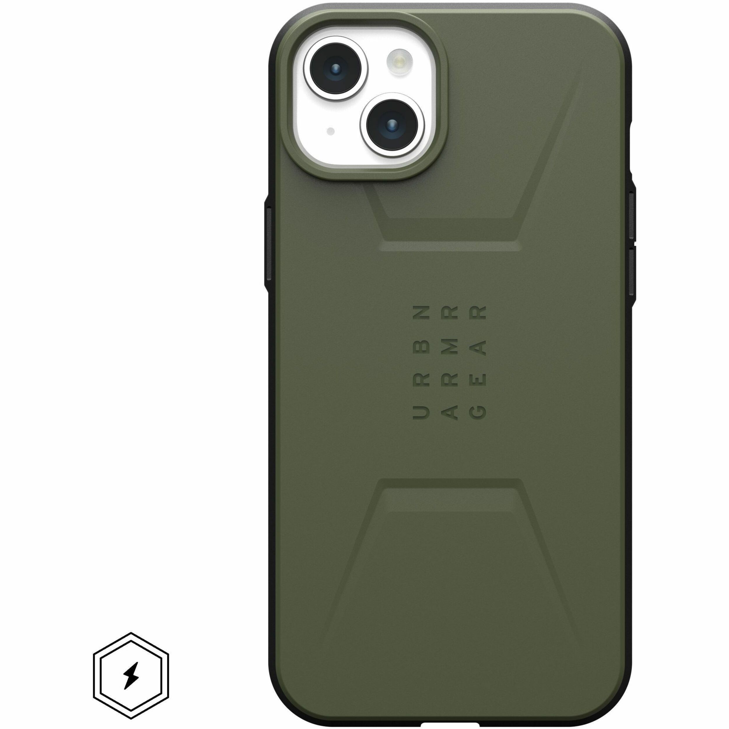 Urban Armor Gear Civilian iPhone 15 Plus Case - Olive Drab