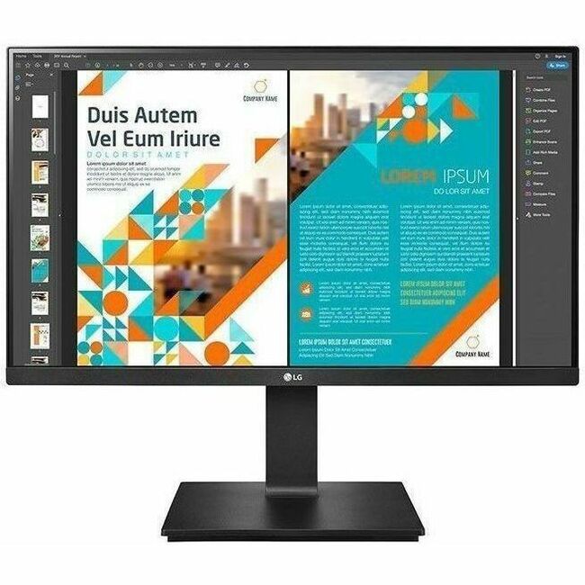 LG 24BP55Q-B 24" Class WQHD LED Monitor - 16:9 - Textured Black