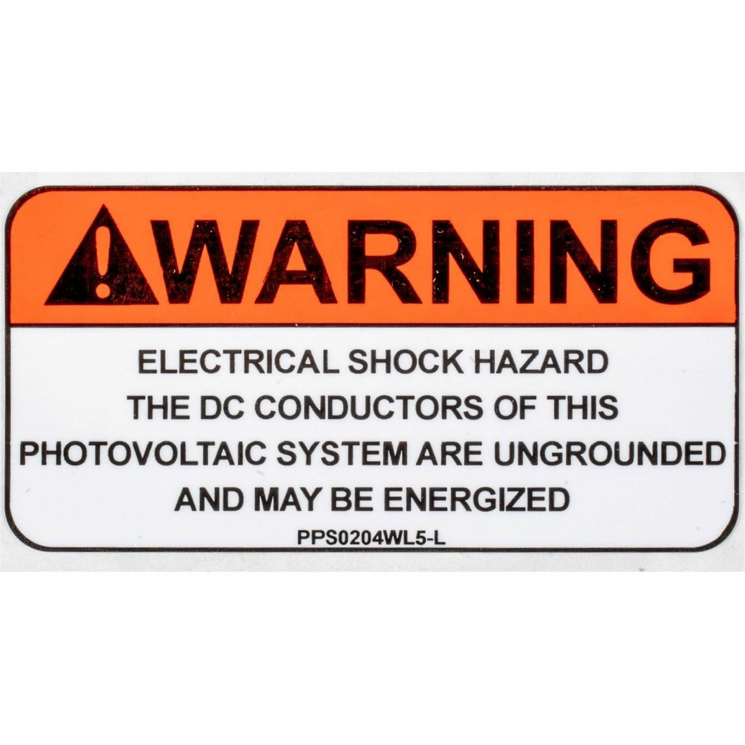 Panduit Solar Label