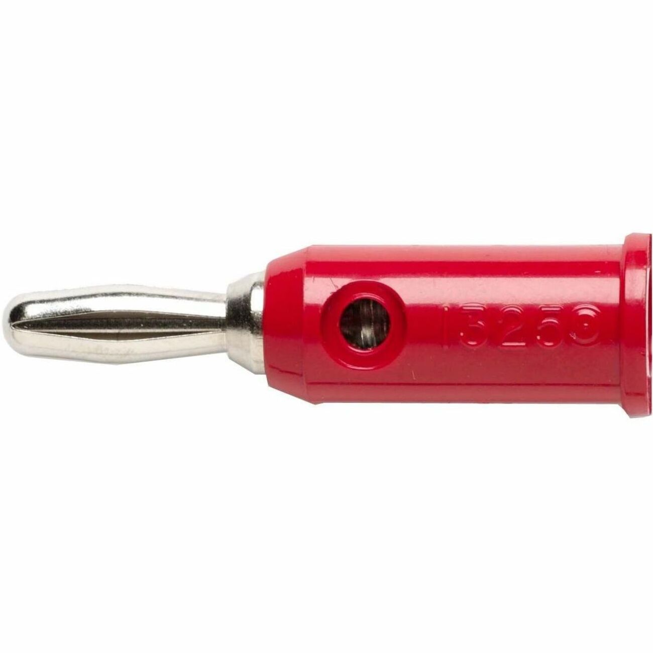 Pomona Do-It-Yourself Solderless Stackup Banana Plug, 10 Per Package, Red