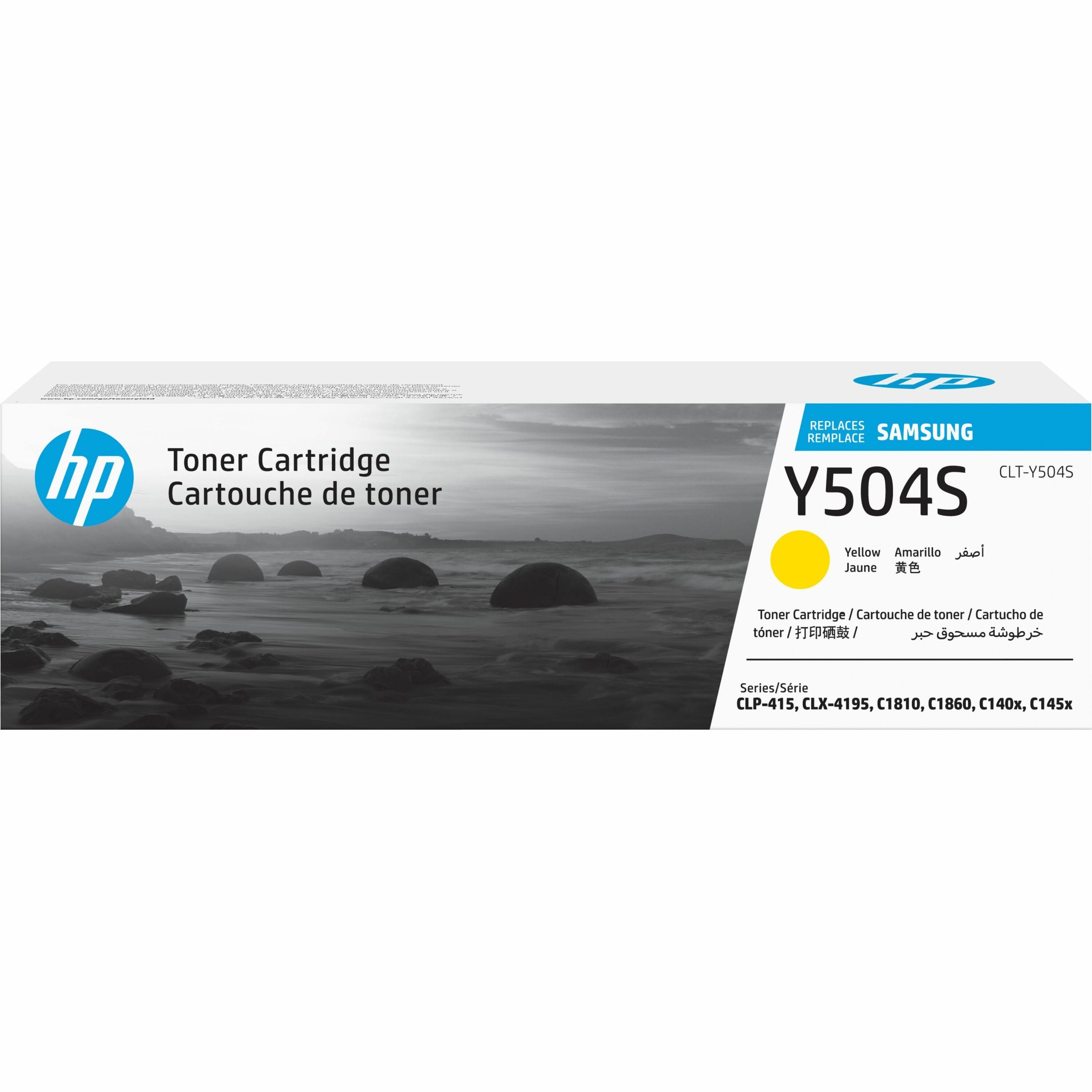 HP CLT-Y504S (SU506A) Laser Toner Cartridge - Yellow - 1 Each
